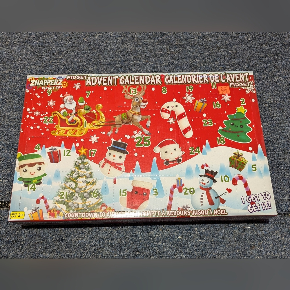 Brand New Fidget Toys Advent Calendar For Christmas